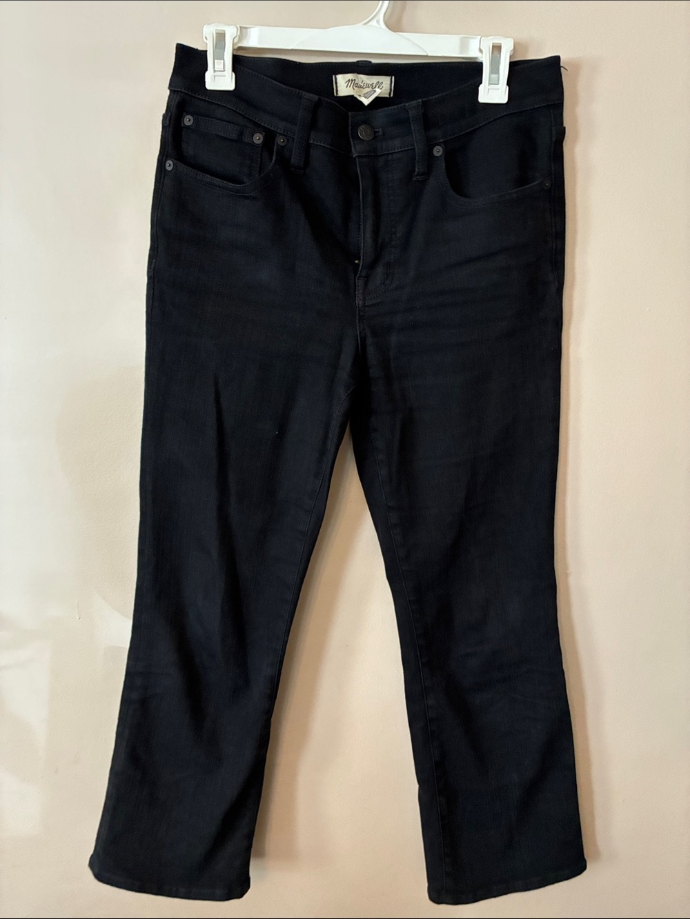 Madewell Black Cropped Ankle Jeans